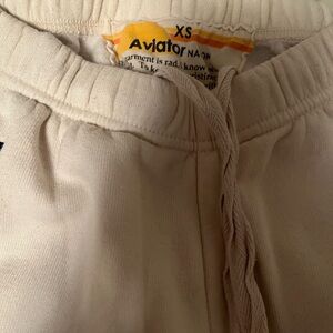 Aviator Nation Cream Sweatpants